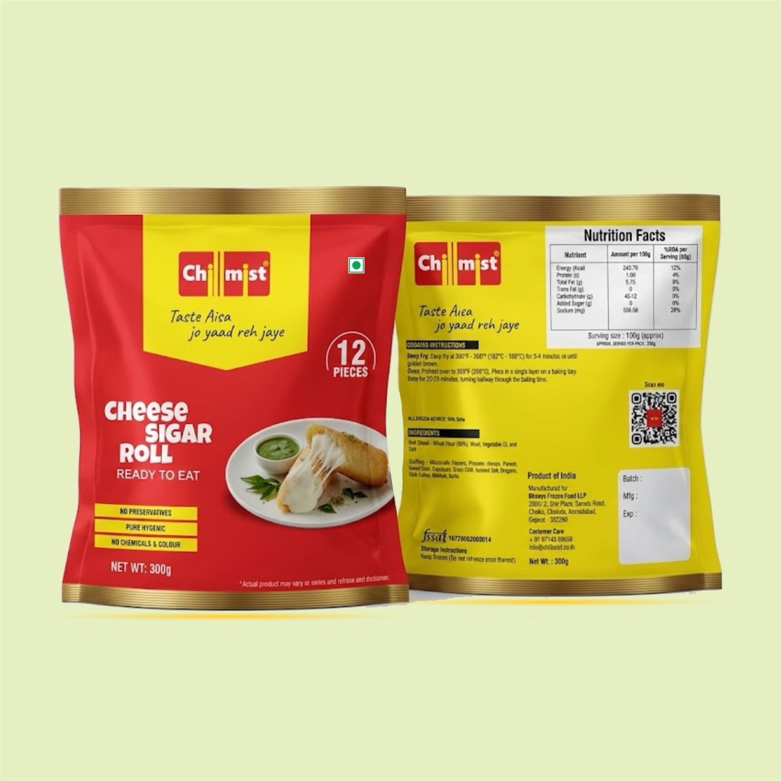 Cheese Sigar Roll
