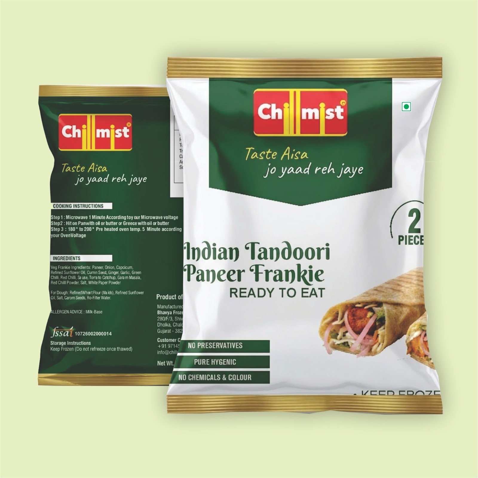 Indian Tandoori Paneer Frankie